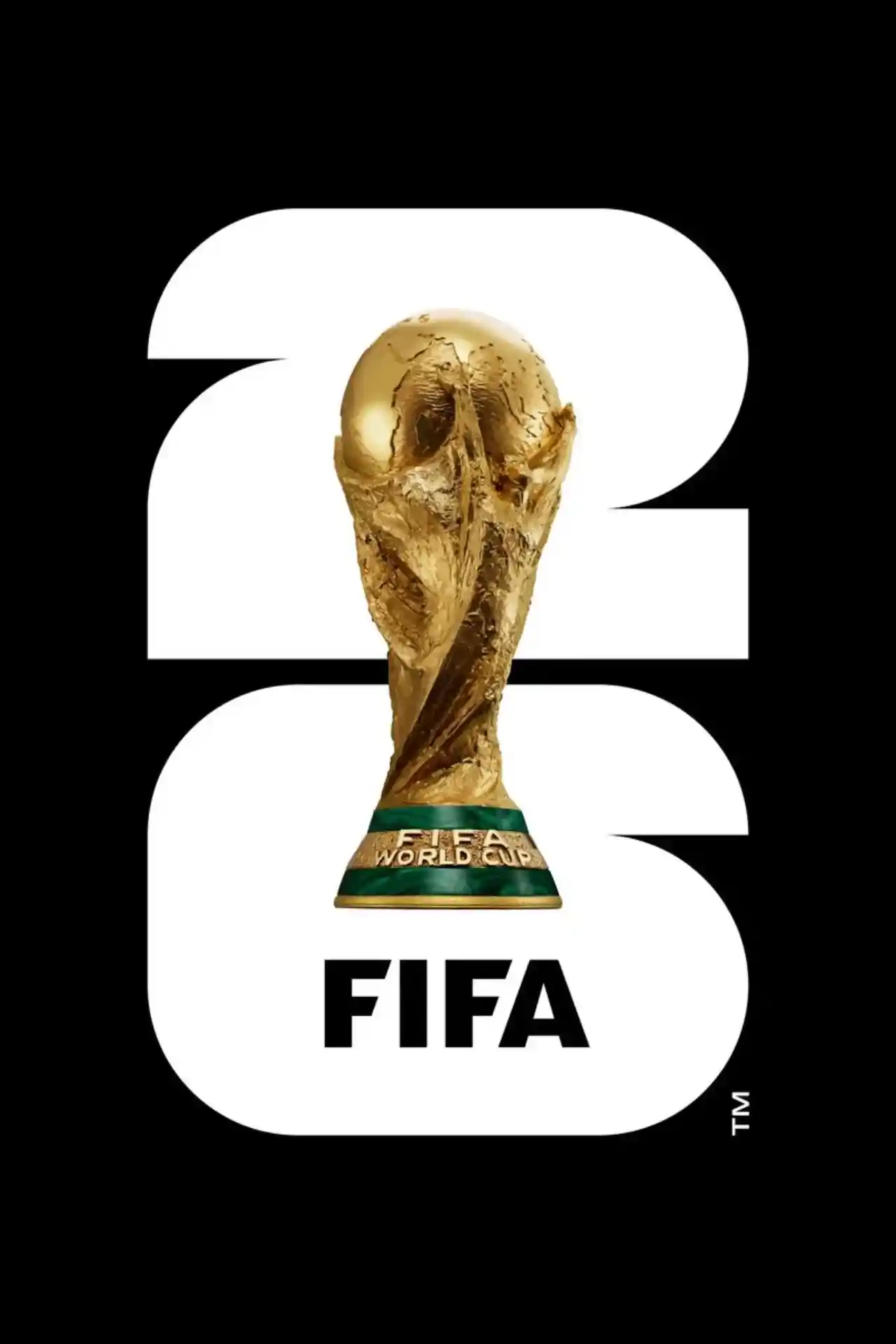 FIFA World Cup 2026 trophy logo, highlighting live, buffer-free streaming of the global football tournament on our IPTV platform.